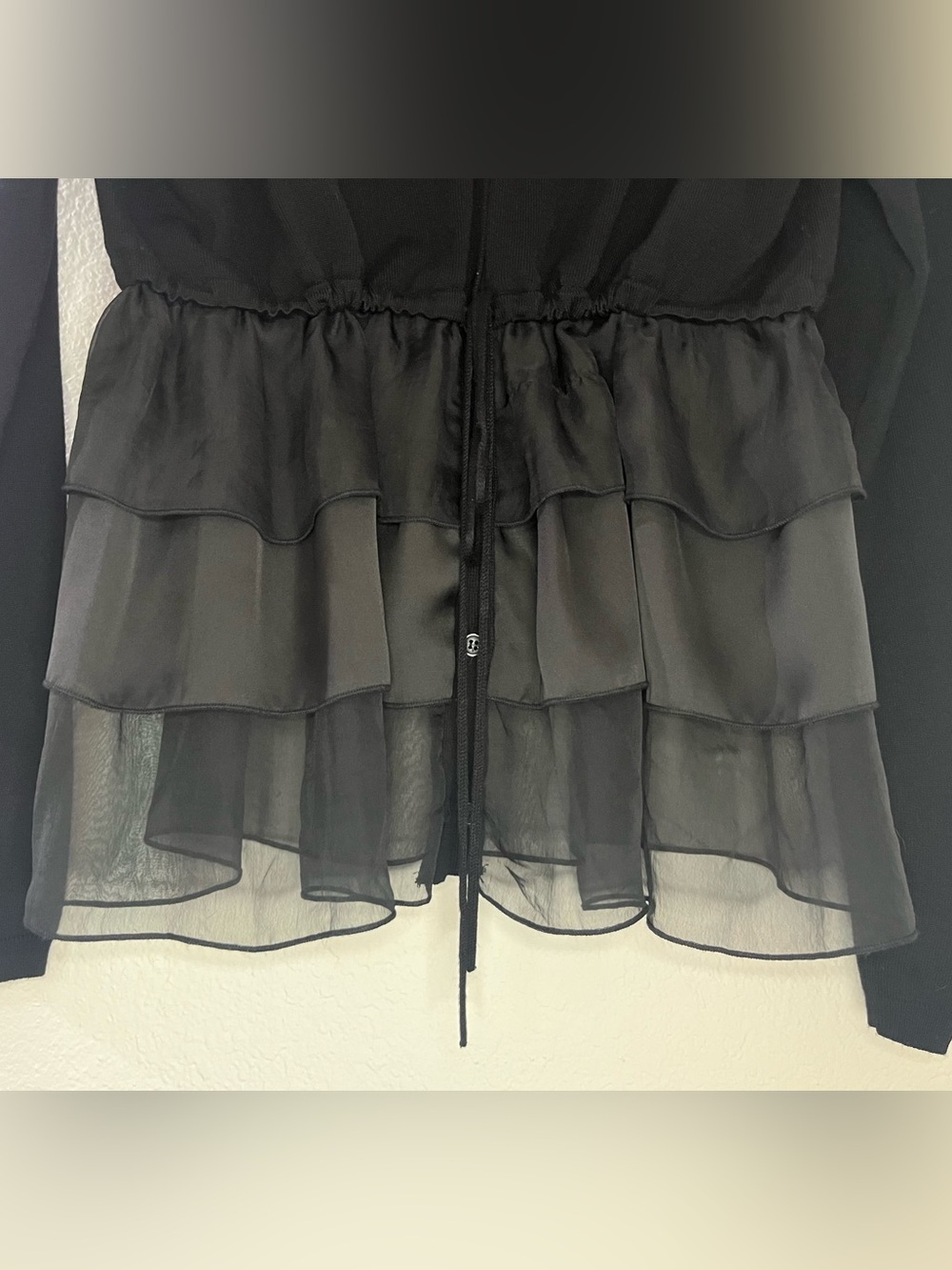 Willi Smith Ruffled Cardigan - Picture 8 of 11